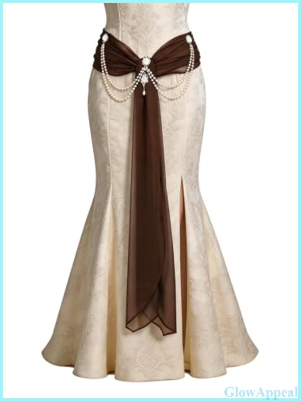 Chiffon Sash Belt Renaissance Fairy Waist Chain Women Costume Accessory